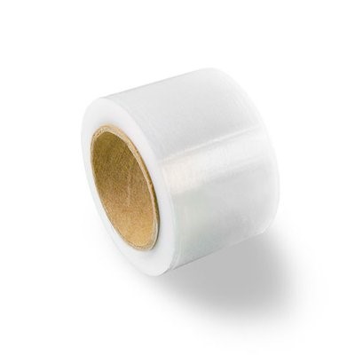 Plastic film for wrapping, 5&quot; x 1500', 80g, Clear (12un/bx-48bx/skd)