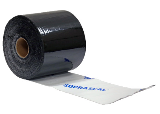 Membrane Soprema 1100T Air and vapor barrier, 4&quot; x 75' (24.75 pi2) (9un/bx-24bte/skd)