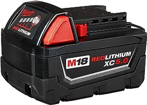 Batterie Milwaukee M18 Redlithium XC, Li-Ion 18V 5,0 Ah