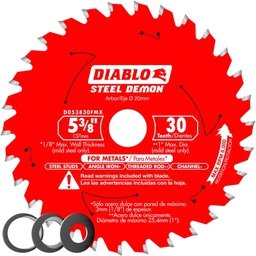 [FREDIMCSB53830TH] Lame à métal pour scie circulaire, Diablo, 5-3/8", 30 dents (10un/pqt)