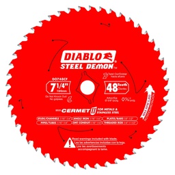 [FREDIMCSB71448TH] Metal circular saw blade, Diablo, 7-1/4&quot;, 48 teeth (5un/pck)