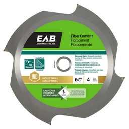 [EATICBCSB6124TH] Cement board circular saw blade, EAB, 6-1/2'', 4 teeth (5un/bx)