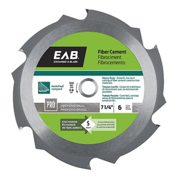 [EATCBCSB7146TH] Lame à fibrociment pour scie circulaire, EAB, 7-1/4&quot;, 6 dents (5un/bte)